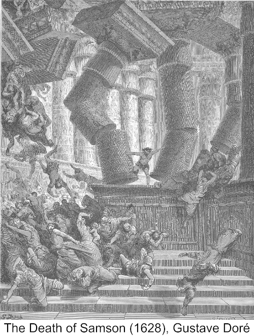 The Death of Samson by Ruebens