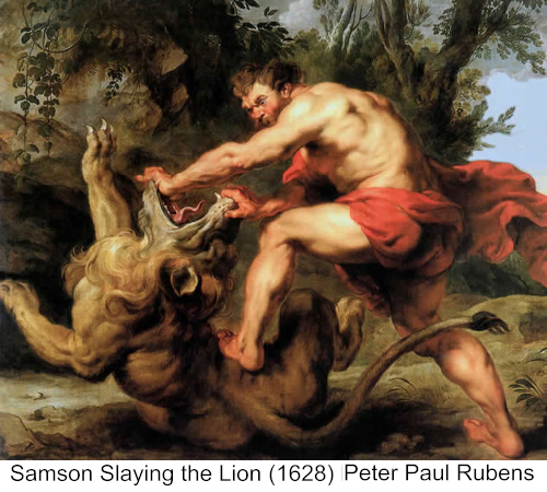 Samson’s Fight with the Lion
